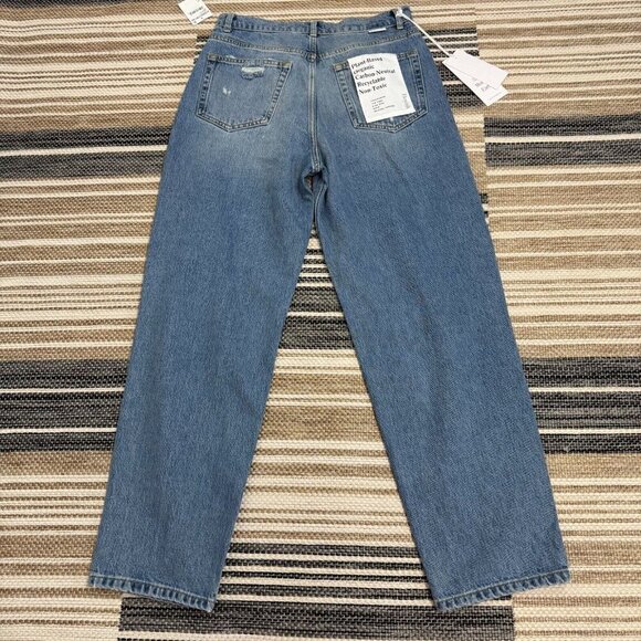 Boyish The Toby Relaxed Tapered Distressed Women's Denim Jeans Size 28‎ - Picture 5 of 16